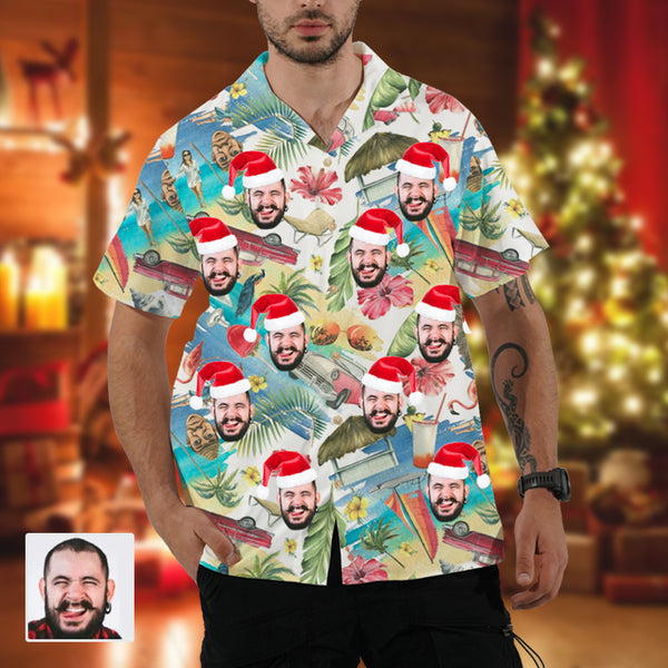 Custom Shirts - Custom Face Hawaiian Custom - Personalized Shirts Apparel Gifts 4FunGift – 