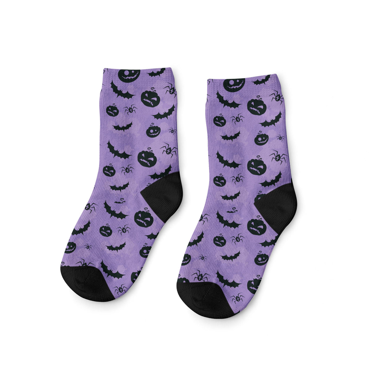 Special Offer- 4Pcs Halloween Socks Bat Pumpkin Spider Print – 4FunGift