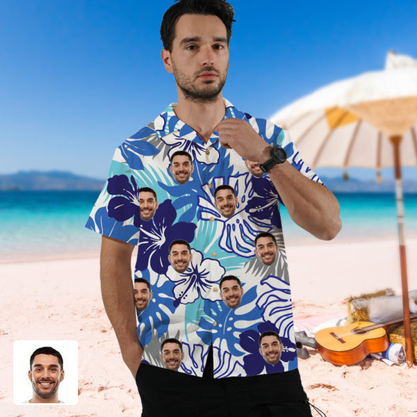 Hawaiian Shirt Pineapple Hawaiian Shirt with Face Custom Tropical Shir –  MyFaceSocks