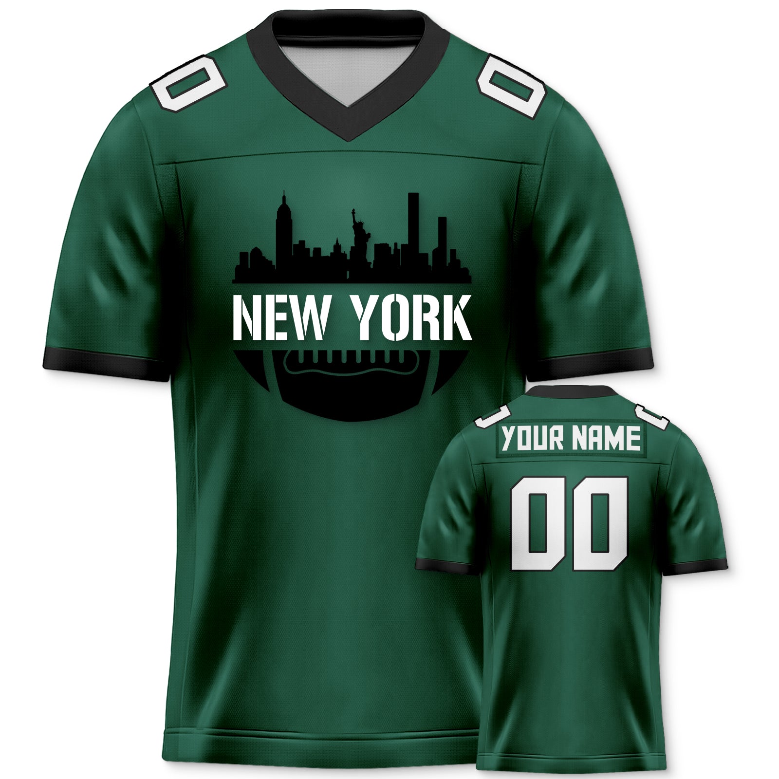 Custom ny shops jets t shirts