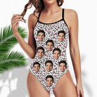 Women's One Piece Swimsuit Custom Face Upload Photo Summer Vacation Wear